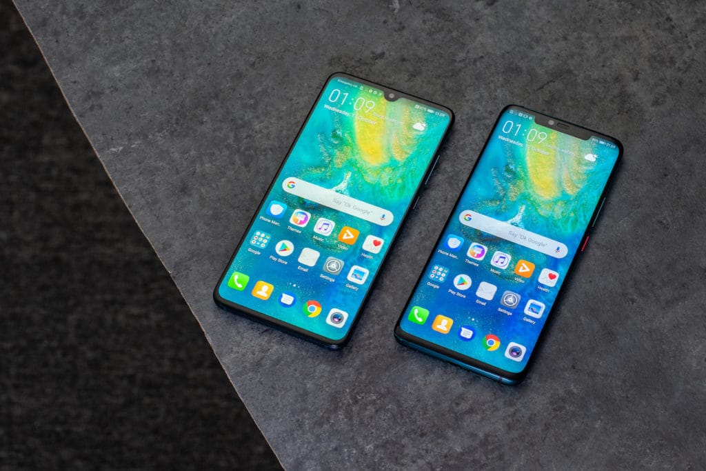 Ho Chi Minh City / Vietnam, December 2018 - Huawei Mate 20 and Huawei Mate 20 Pro Review Photos