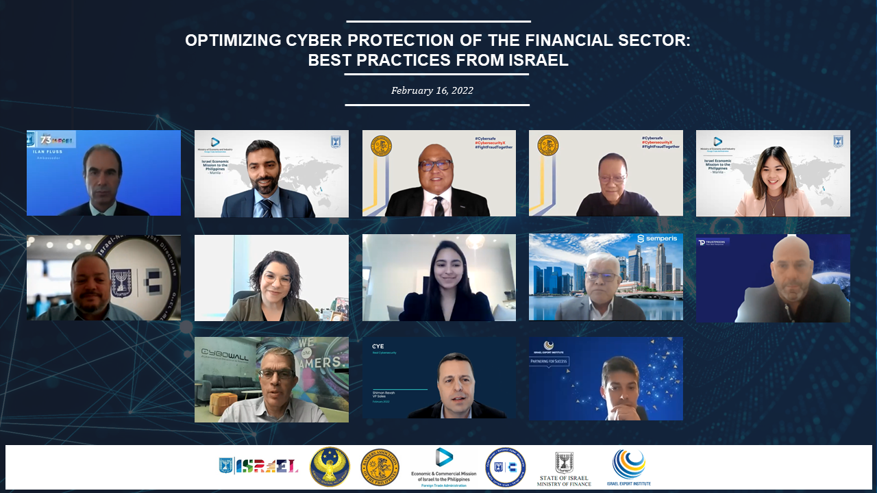 CYBERSECURITY | Israel Shares Best Practices In Financial Sector's ...