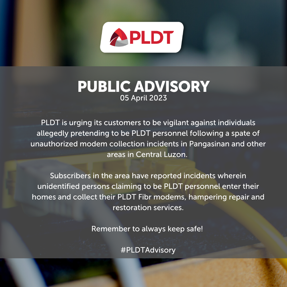 PLDT intensifies crackdown on illegal modem collection modus nationwide - ENG