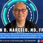 TECHSABADO | 𝐀𝐥𝐯𝐢𝐧 𝐁. 𝐌𝐚𝐫𝐜𝐞𝐥𝐨, 𝐌𝐃, 𝐅𝐏𝐂𝐒, founder of the UPM Standards and Interoperability Lab