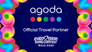 Agoda x Eurovision Asia - Official Travel Partner Visual